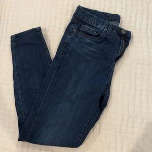 BLANKNYC Mid Rise Skinny Dark Blue Jeans
